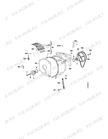 Взрыв-схема стиральной машины Arthurmartinelux AWT534 - Схема узла Tub and drum